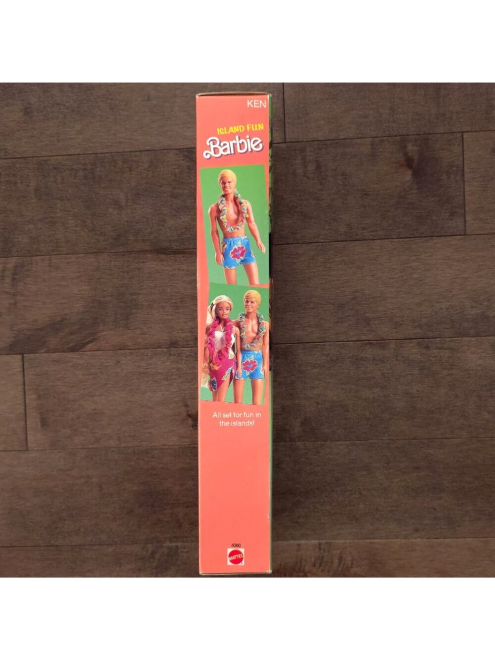 1987 Vintage Barbie Island Fun Ken Doll 4060 Mattel NRFB Tropical Look New - Picture 6 of 9
